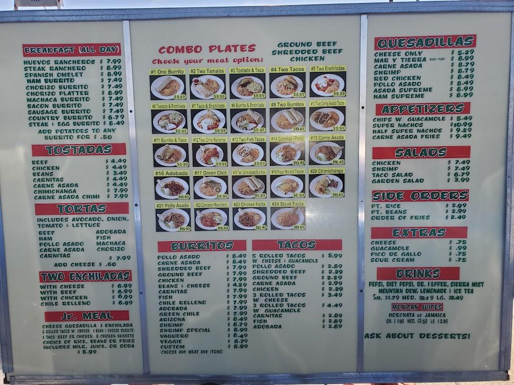 Lina's Mexican Restaurant Menu image 1